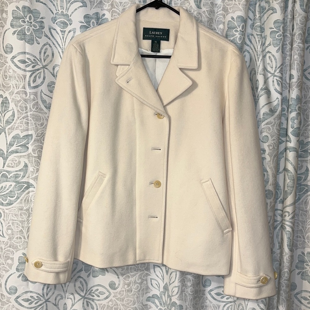 Lauren Ralph Lauren Ivory wool jacket